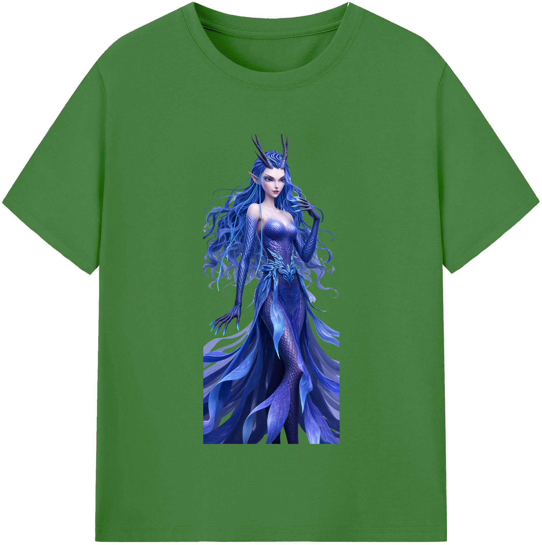 （画像用） Ne Zha 2 ナタ 魔童の大暴れ レディースカジュアルプリントTシャツ（綿100％）